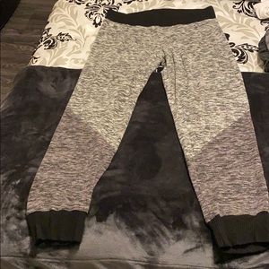 Charlotte Russe two tone grey jogger pant XL